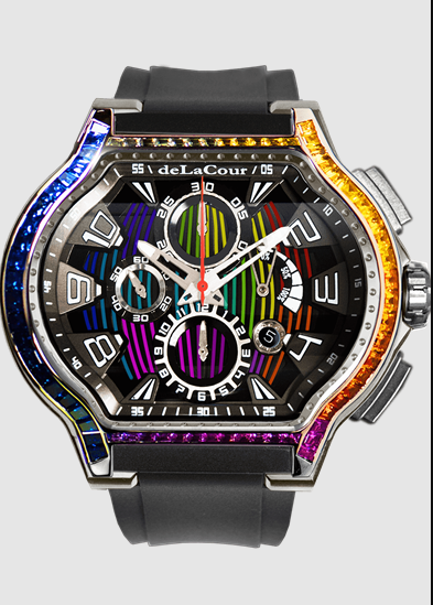 Replica DeLaCour City Episode Black Rainbow WATI2201-1770 Watch Replica DeLaCour City Episode Black Rainbow WATI2201-1770 Watch
